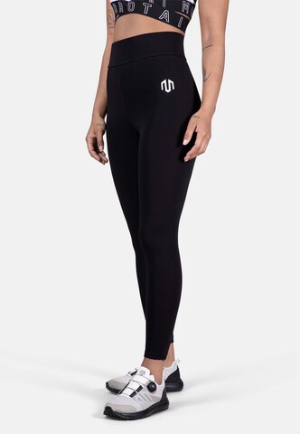 MOROTAI Skinny Leggings in Black: front