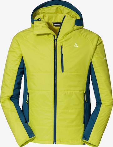Schöffel Outdoor jacket 'Hybrid Efferaberg' in Yellow: front