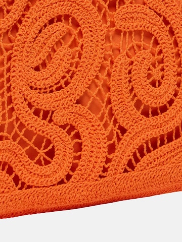 PINKO Handbag 'PINKO SHOPPER CROCHET GEOMETRICO BORSA' in Orange