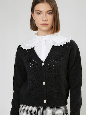 Influencer Knit cardigan in Black