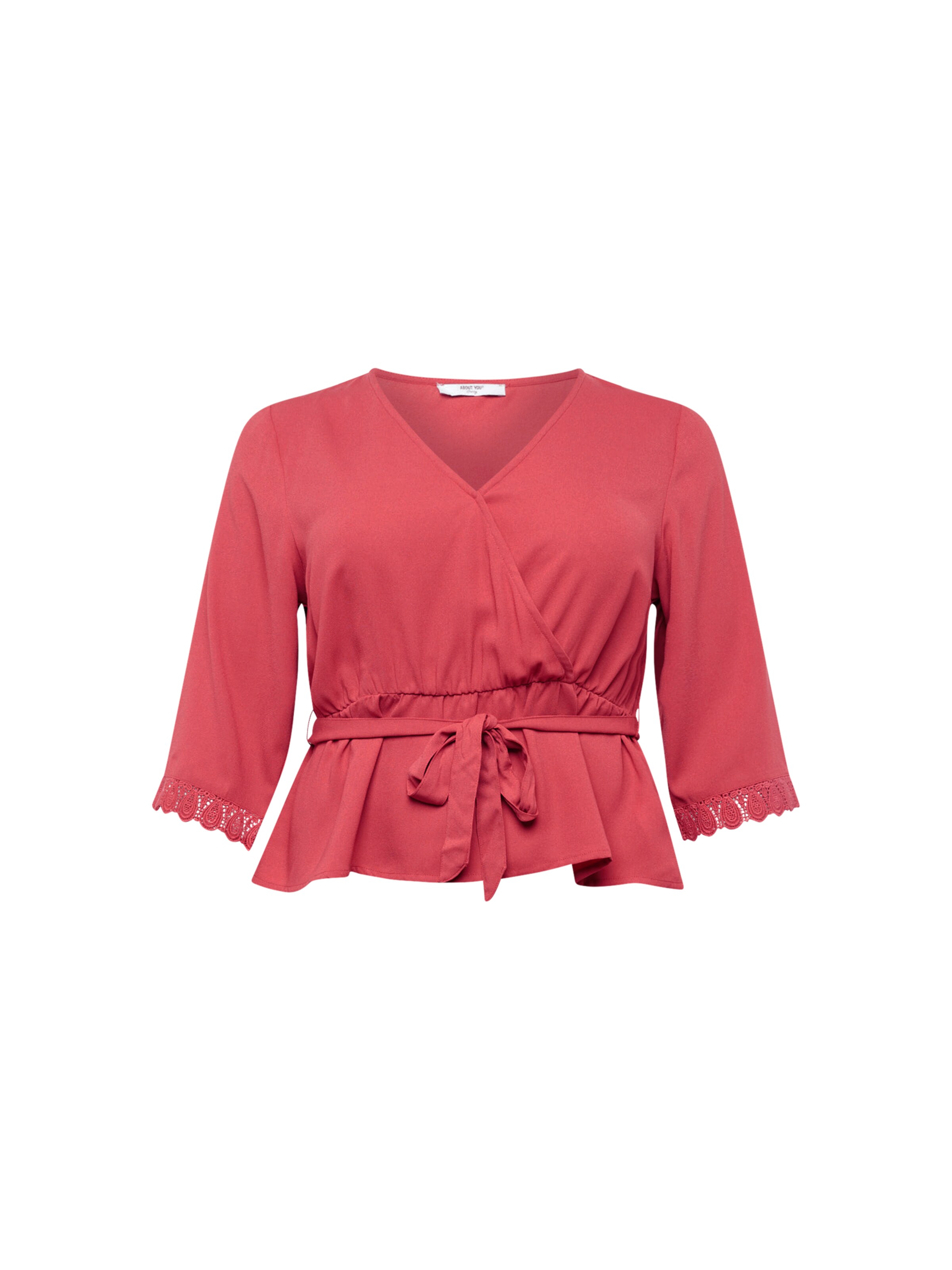 ABOUT YOU Curvy - Blusa &#x27;Anna&#x27; en rojo: frente