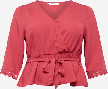 ABOUT YOU Curvy Blouse 'Anna' in Red: front