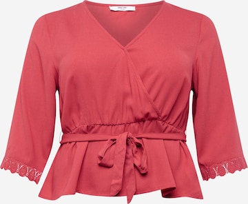 ABOUT YOU Curvy - Blusa 'Anna' em vermelho: frente