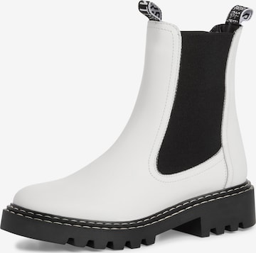 TAMARIS Chelsea Boots in White: front