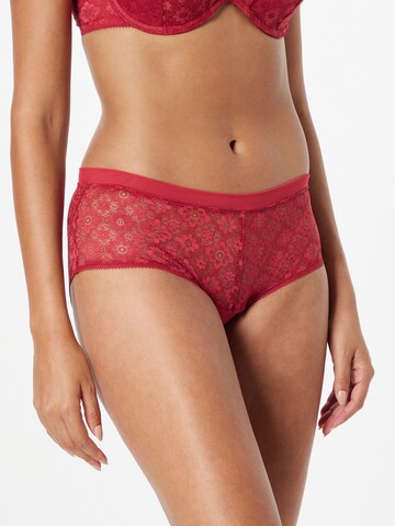 LingaDore Boyshorts in Red: front