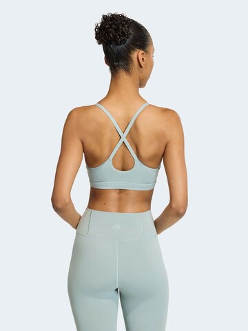 ADIDAS PERFORMANCE Bustier Sport bh 'ALL ME' in Blauw