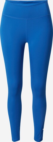 NIKE Spodnie sportowe 'One' w kolorze niebieski: przód