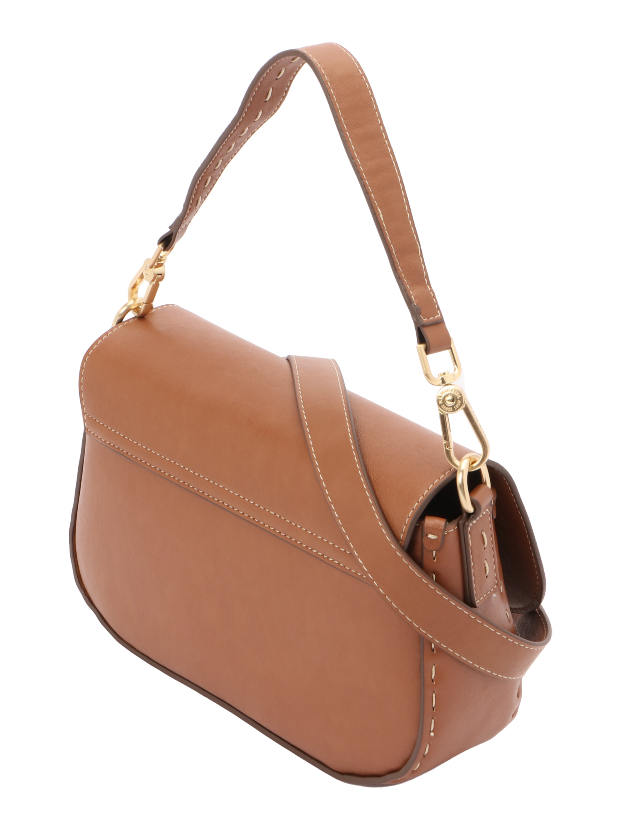 U.S. POLO ASSN. Handbag in Brown: side