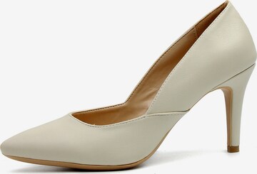 Celena Pumps 'Carlotta' in Beige: voorkant