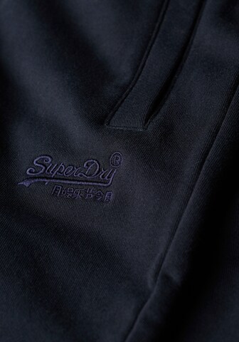 Superdry Regular Trousers 'Essential' in Blue