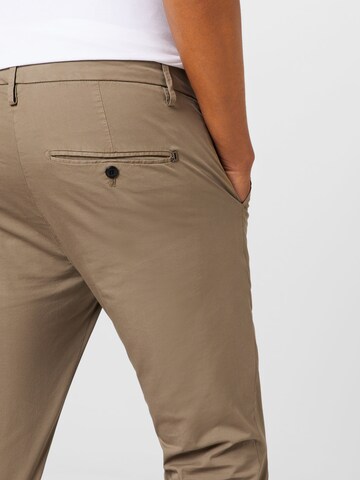 Dondup Regular Chino Pants 'GAUBERT' in Beige