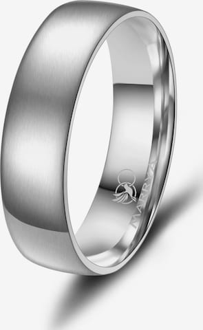 MARRYA Ring 'MARRYA ES-04 Ehering aus Edelstahl – Silberfarben' in Grau: Vorderseite