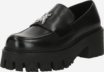 PATRIZIA PEPE Classic Flats in Black: front