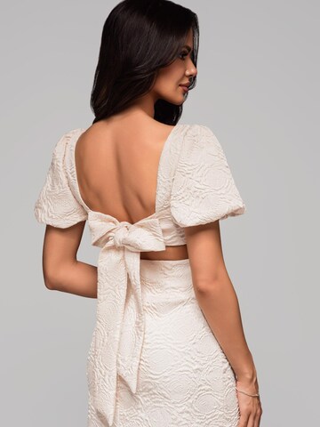Ombre - Vestido de noche en beige