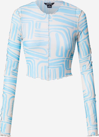 Monki Shirt in Blauw: voorkant
