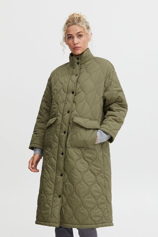 b.young Between-Seasons Coat 'Asine' in Green: front