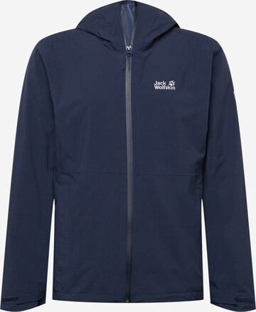 JACK WOLFSKIN Outdoor jacket in Blue: front