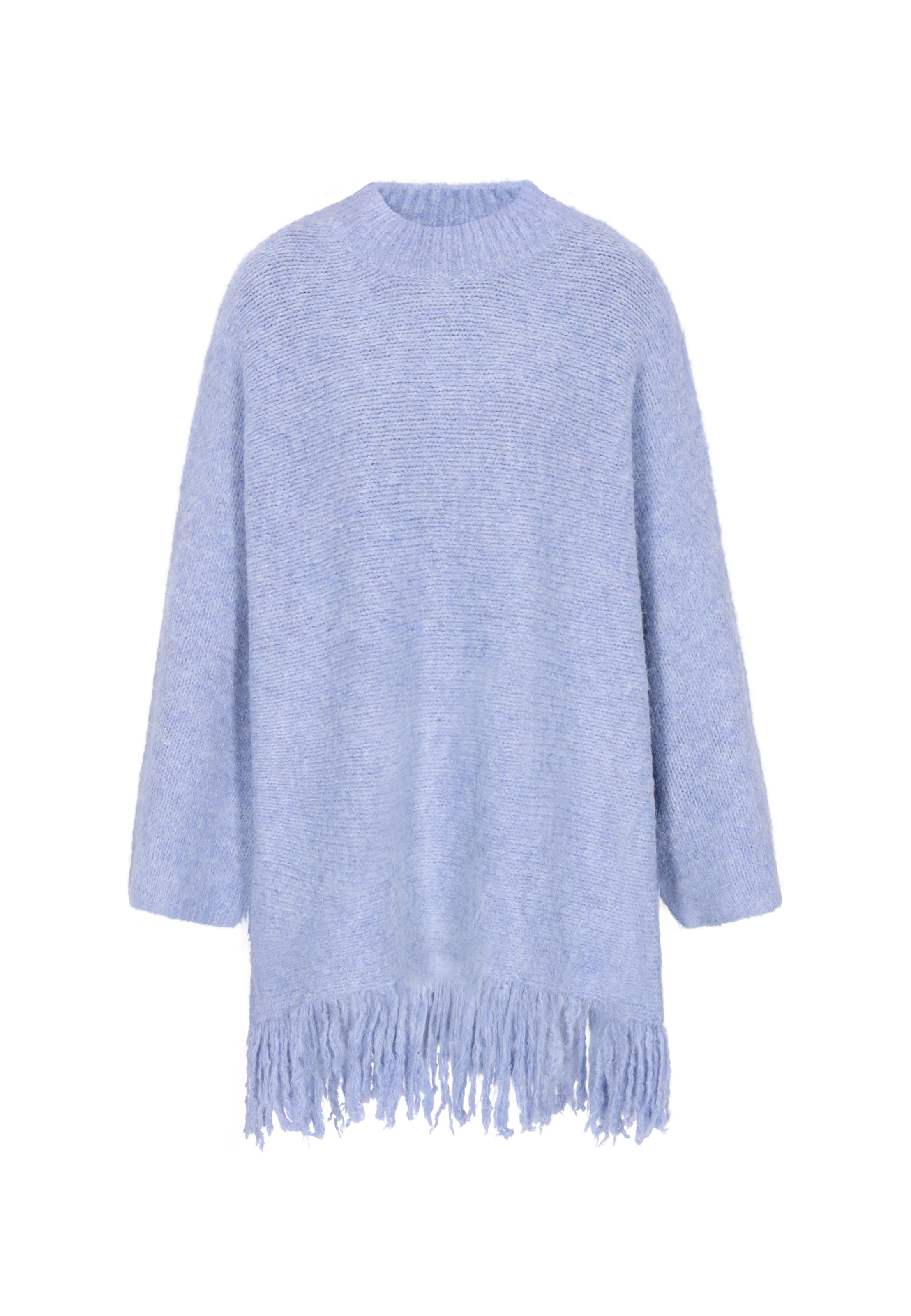 IZIA Υπερμέγεθες πουλόβερ 'Boho' σε μπλε: μπροστά