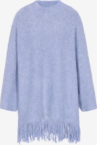 IZIA Avara lõikega kampsun 'Boho', värv sinine: eest vaates