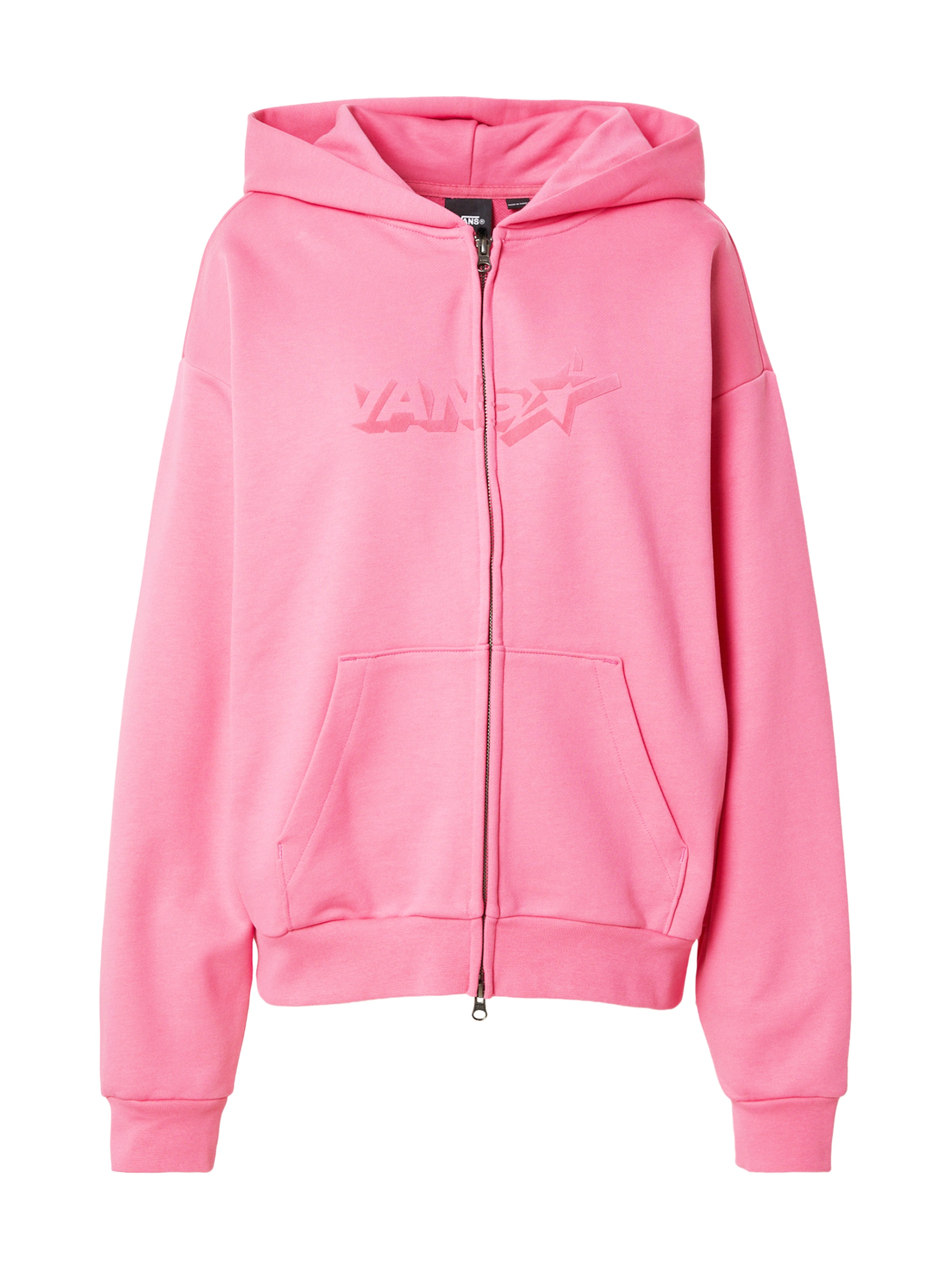 Veste de survêtement VANS en rose : devant