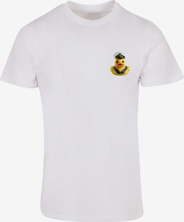 F4NT4STIC Shirt 'Rubber Duck Captain' in White: front