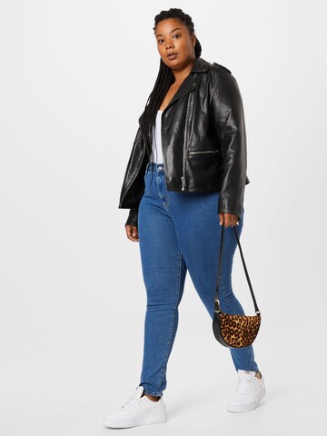 Skinny Jean '721™ High Rise Skinny' Levi's® Plus en bleu