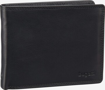 bugatti Wallet 'Simbiosi' in Black: front