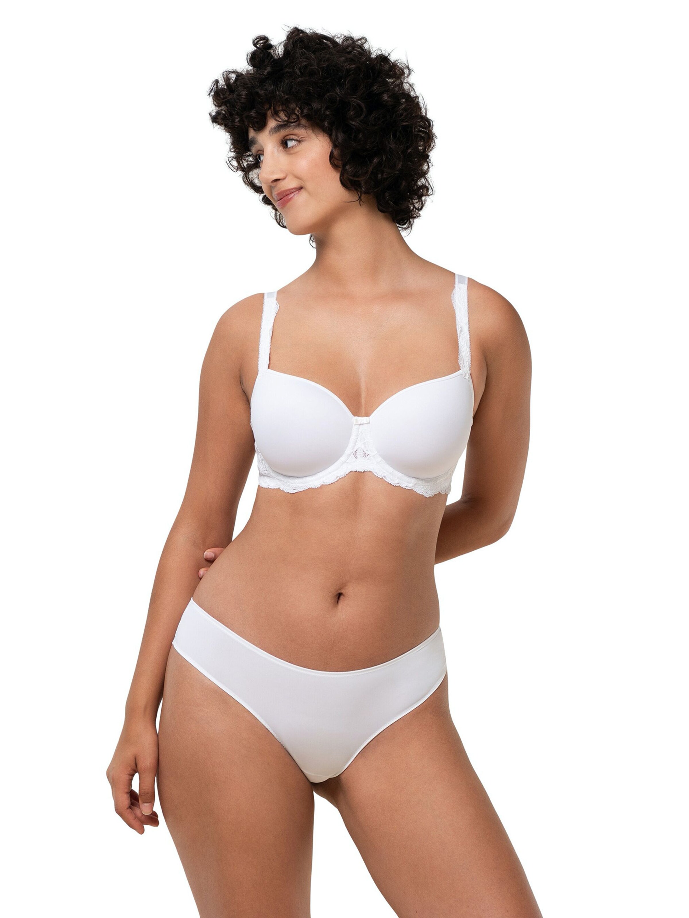 TRIUMPH T-shirt Bra ' Amourette Charm ' in White