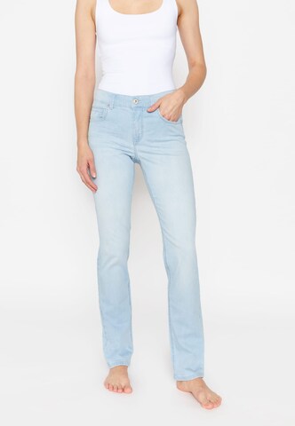 Angels Slimfit Jeans 'Cici' in Blauw: voorkant