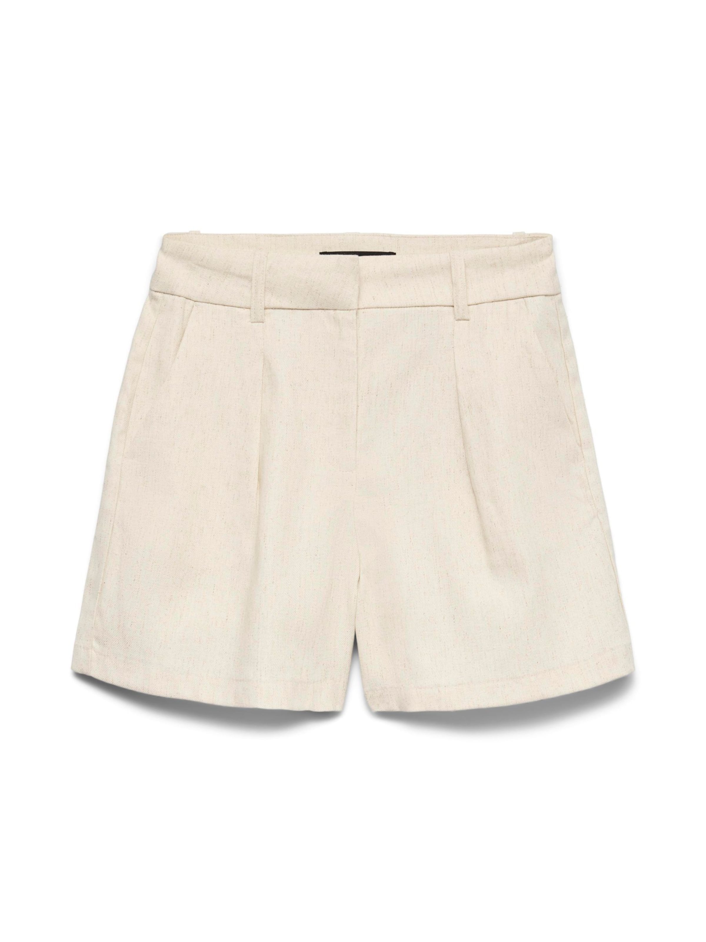 VERO MODA Regular Shorts 'VMFLORENCE' in Beige: Vorderseite