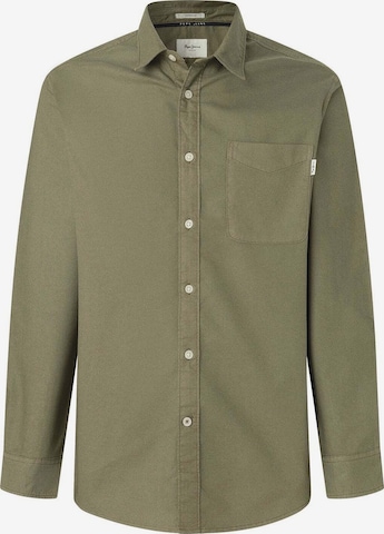 Pepe Jeans Overhemd in Groen: voorkant