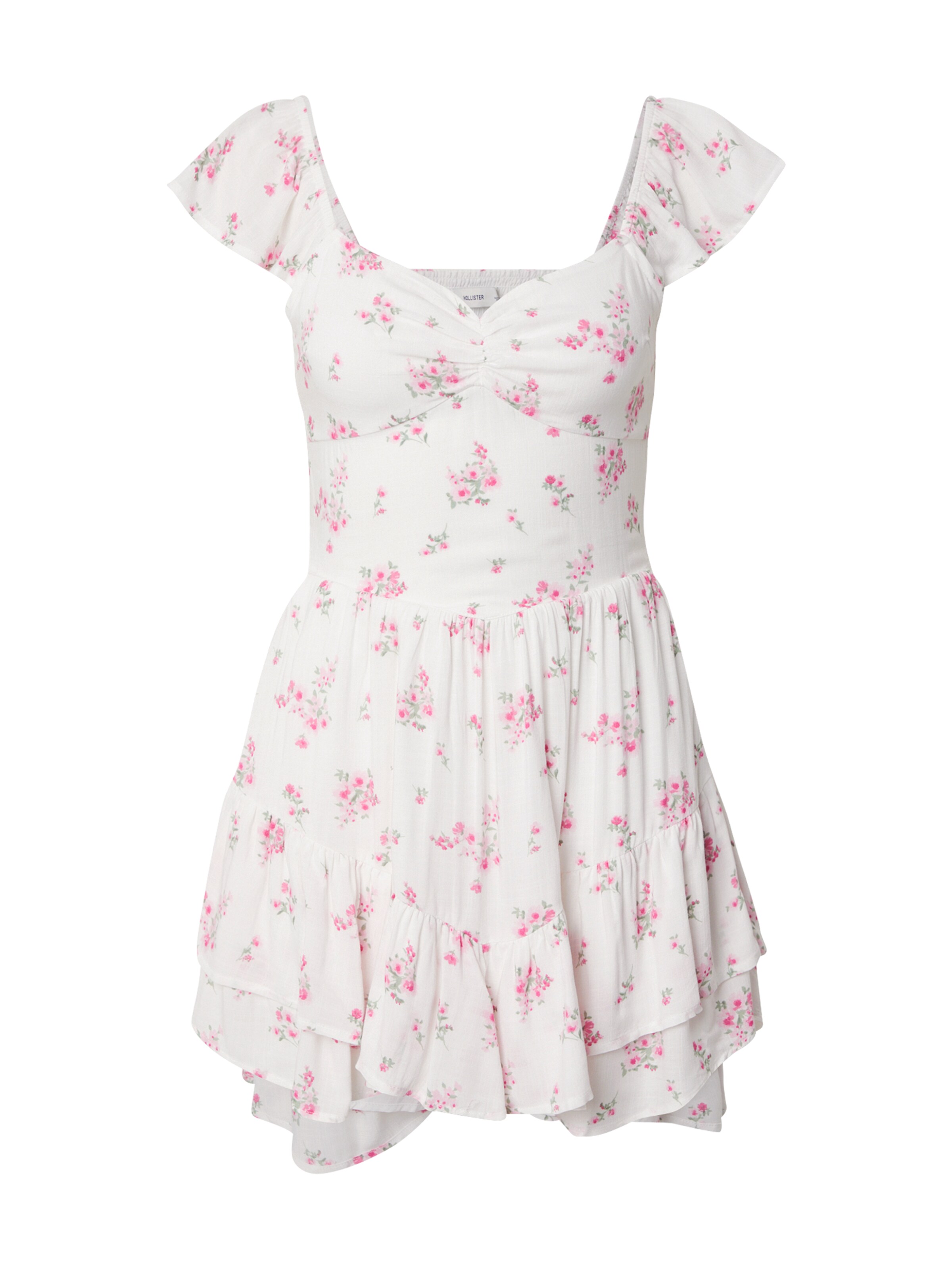 Rochie de la HOLLISTER pe alb: față