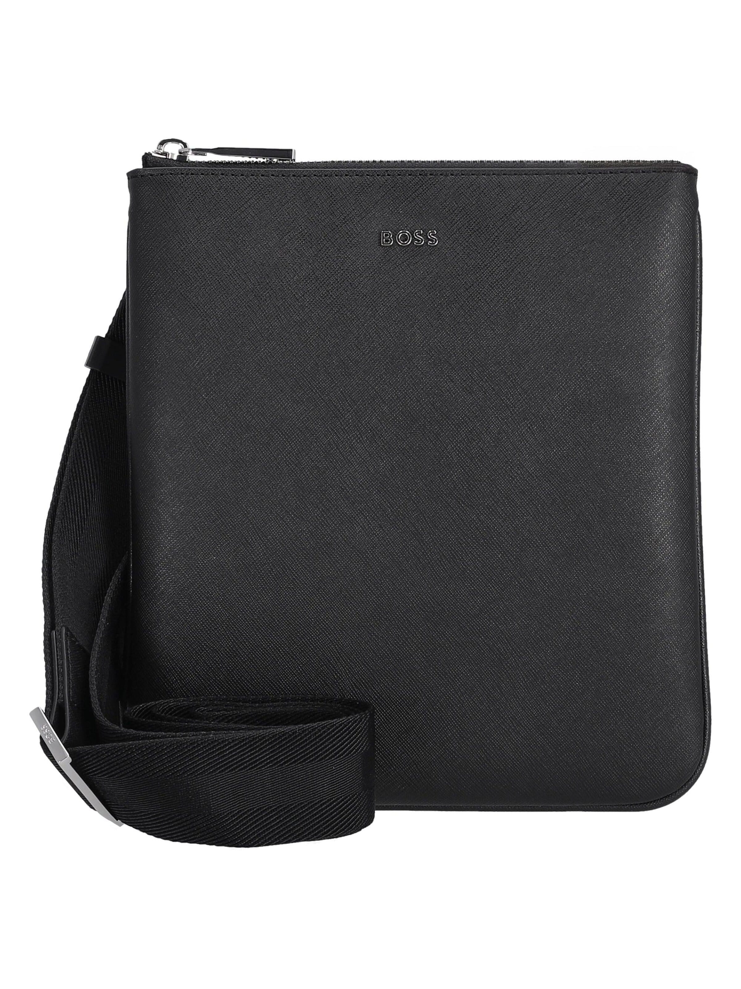 HUGO BOSS Umhängetasche 'Northon Envelope'‌‌‌‌‌ in Schwarz: Vorderseite