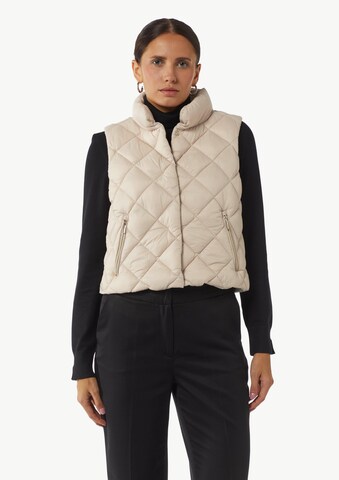 Gilet di COMMA in beige: frontale