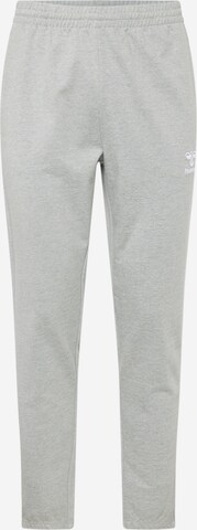 Tapered Pantaloni sportivi 'Go 2.0' di Hummel in grigio: frontale