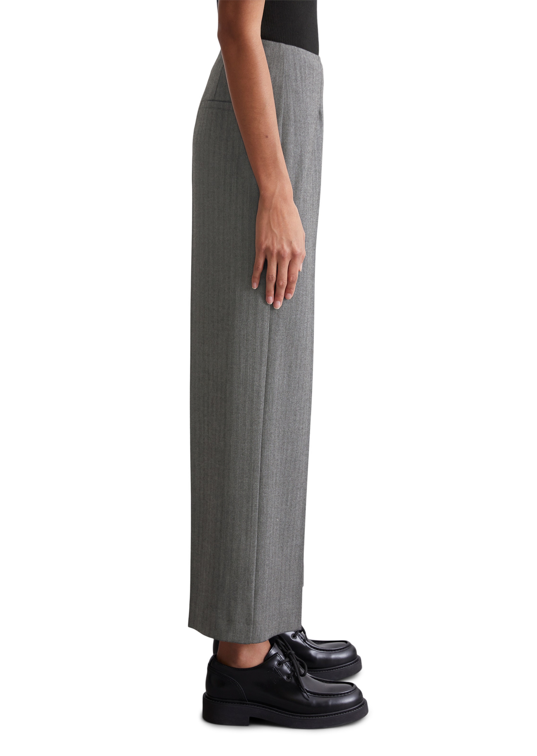 pelēks Marc O'Polo Platas staras Buktētas bikses