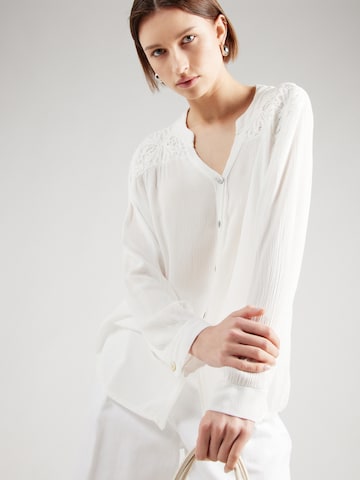 Camicia da donna 'Si44sa' di ZABAIONE in bianco