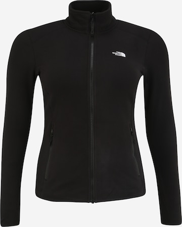 THE NORTH FACE Athletic Fleece Jacket 'Glacier' in Black: front