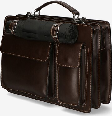 Gave Lux Document Bag in Brown: front