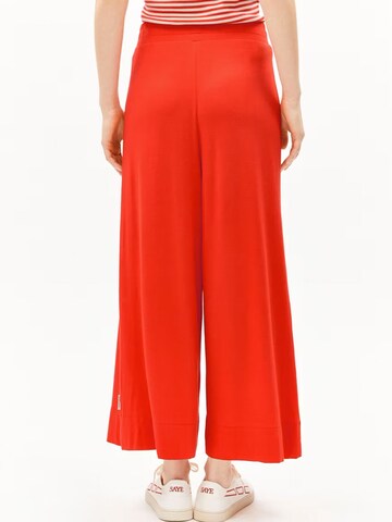 ARMEDANGELS Wide Leg Hose 'Kaaro Lini' in Rot