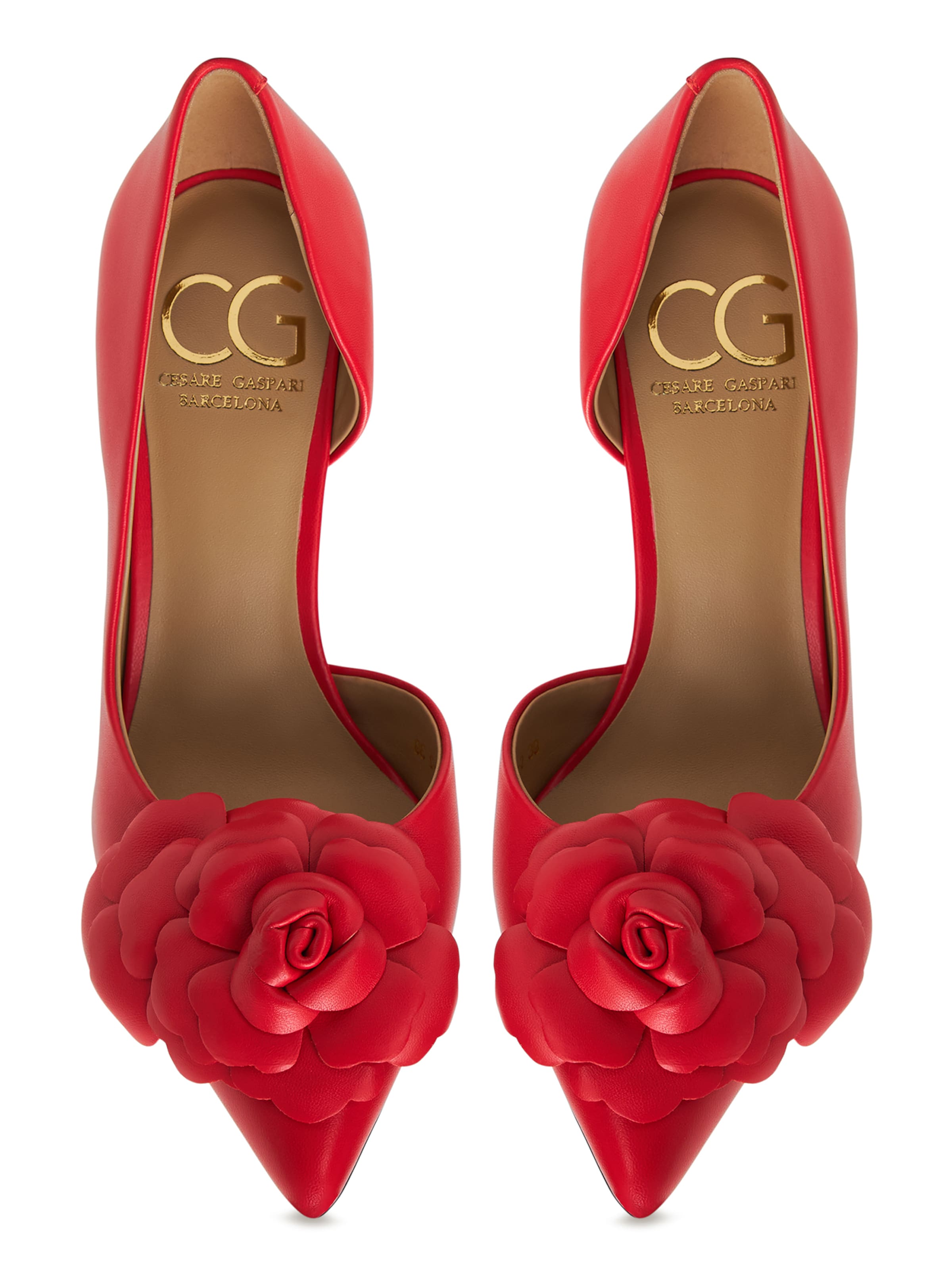 CESARE GASPARI Pumps in Rood