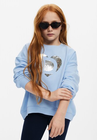 Desigual - Sudadera en azul: frente