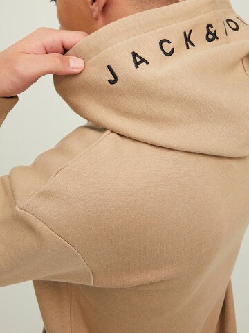 JACK & JONES Sweatshirt 'Star Roof' in Beige