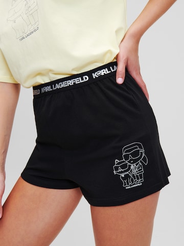 Karl Lagerfeld Nattshorts 'Ikonik' i gul