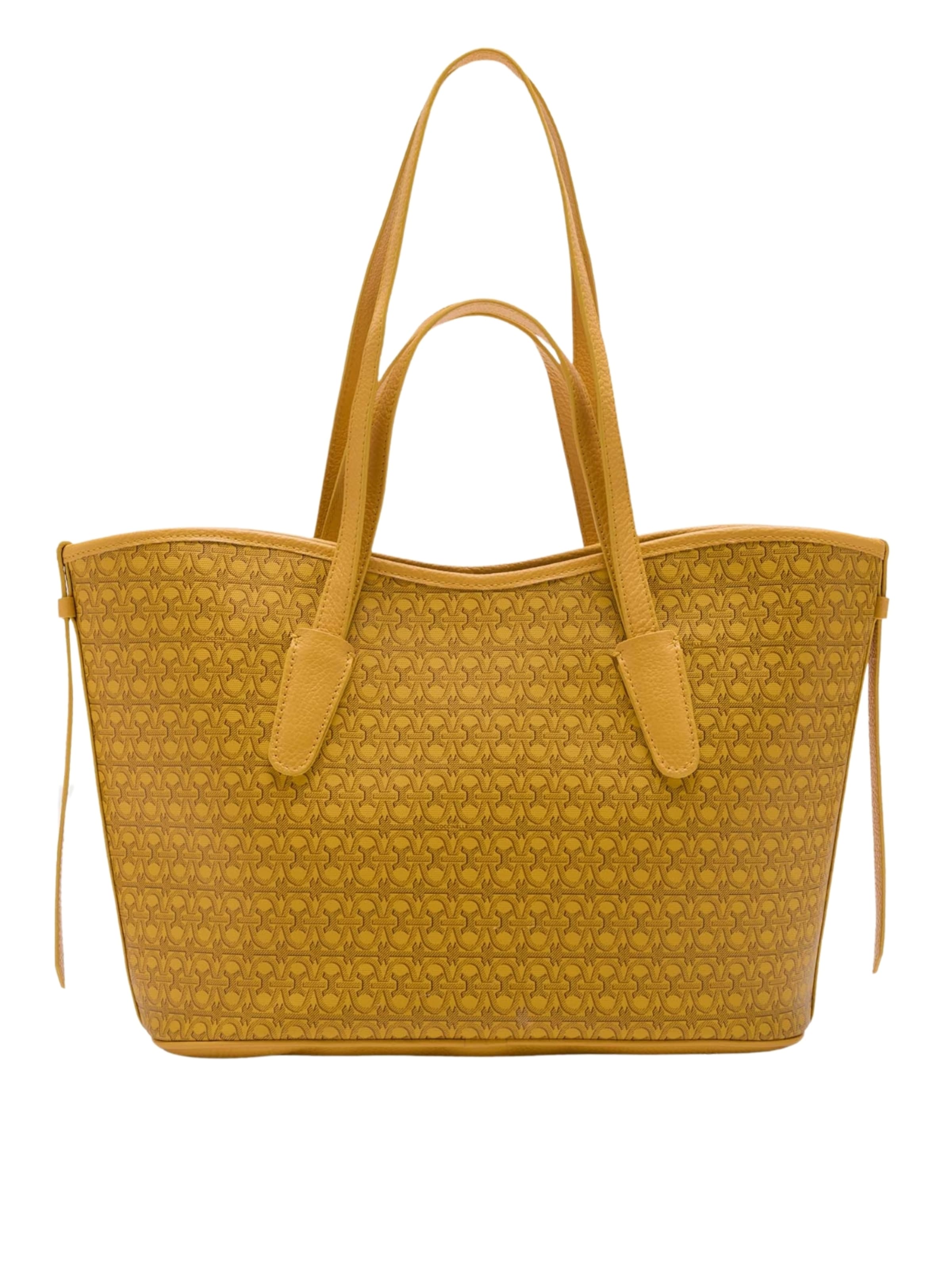 Shopper 'COCCINELLE NEW NEVER WITHOUT' di Coccinelle in giallo: frontale