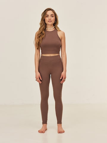 ABOUT YOU x Sofia Tsakiridou Top 'Irma' in Brown