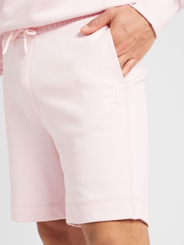 Regular Pantaloni 'Sewalk' de la BOSS Orange pe roz