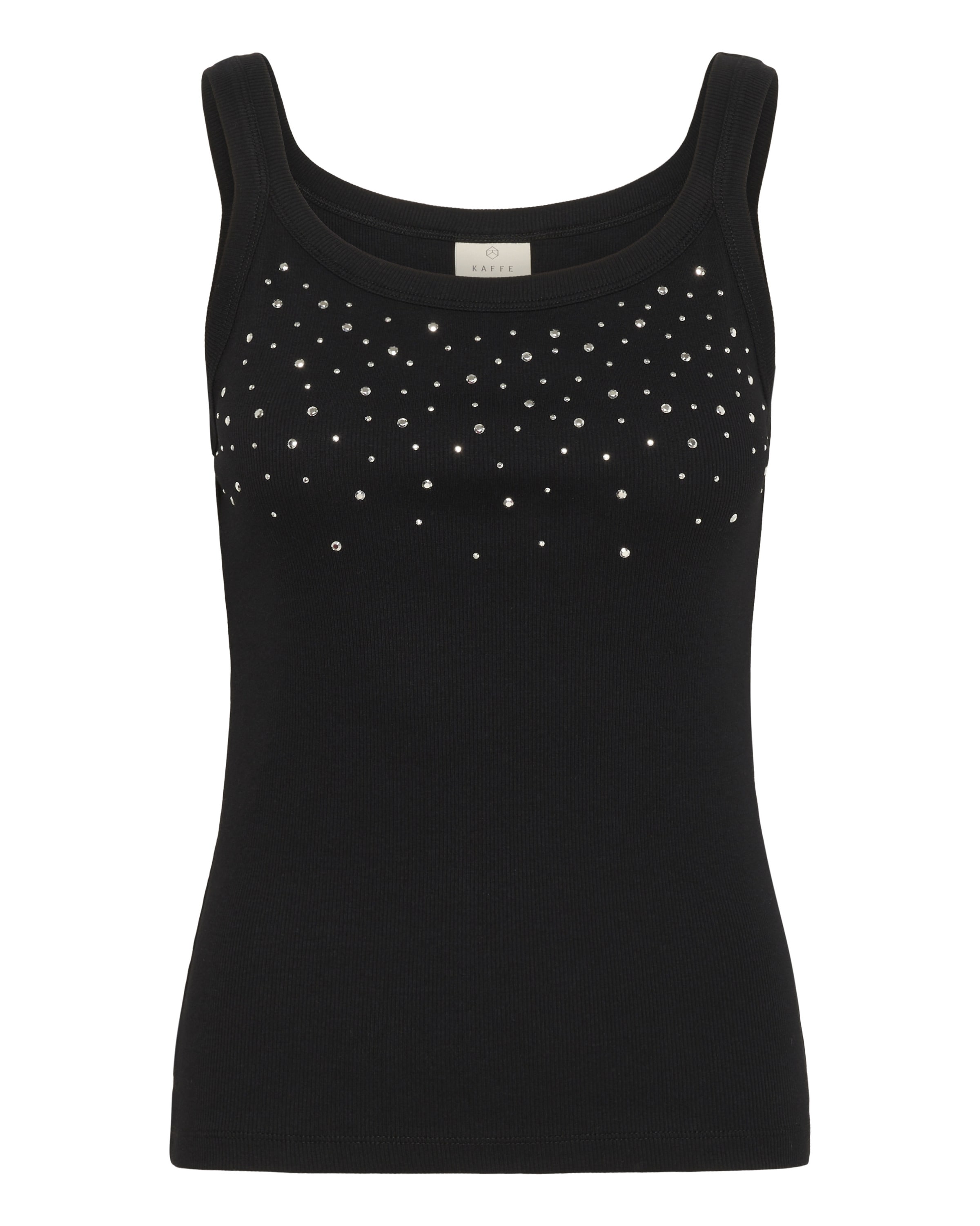 Kaffe Top 'KACarna' - fekete: elől