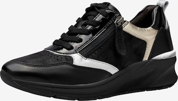 TAMARIS Sneakers laag in Zwart: voorkant