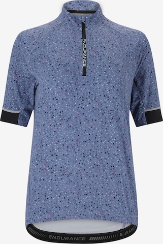 ENDURANCE Performance shirt 'Jette' in Blue: front